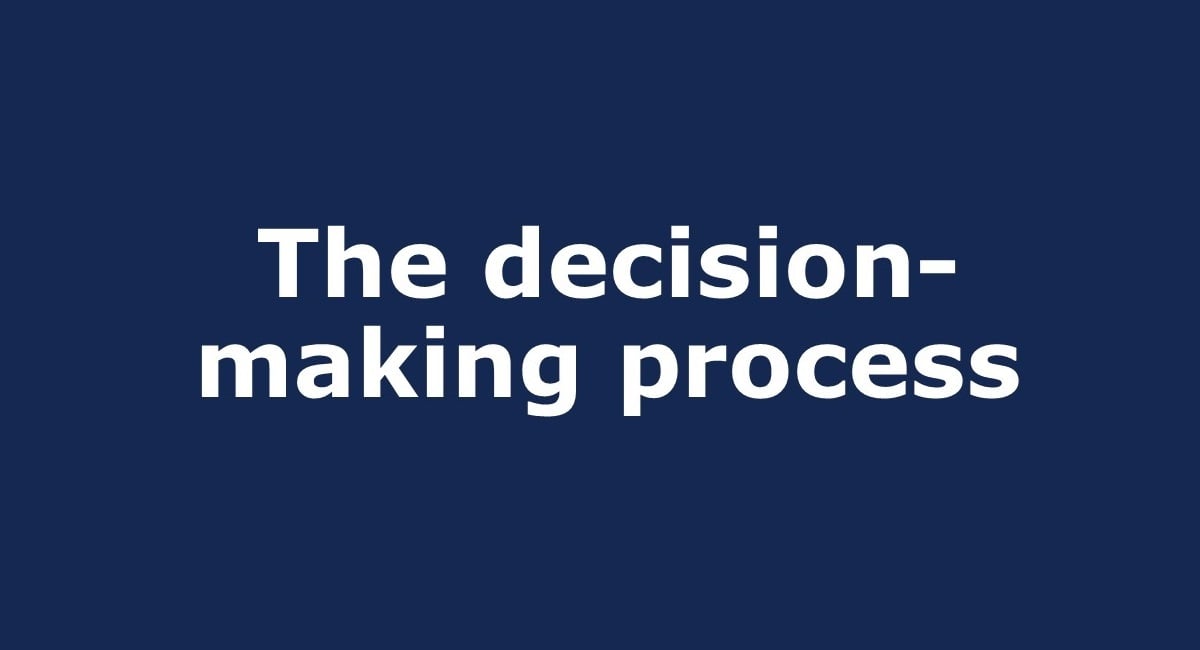 Codex application process - The decision-making process icon