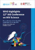 WHO highlights 12th IAS Conference on HIV Science