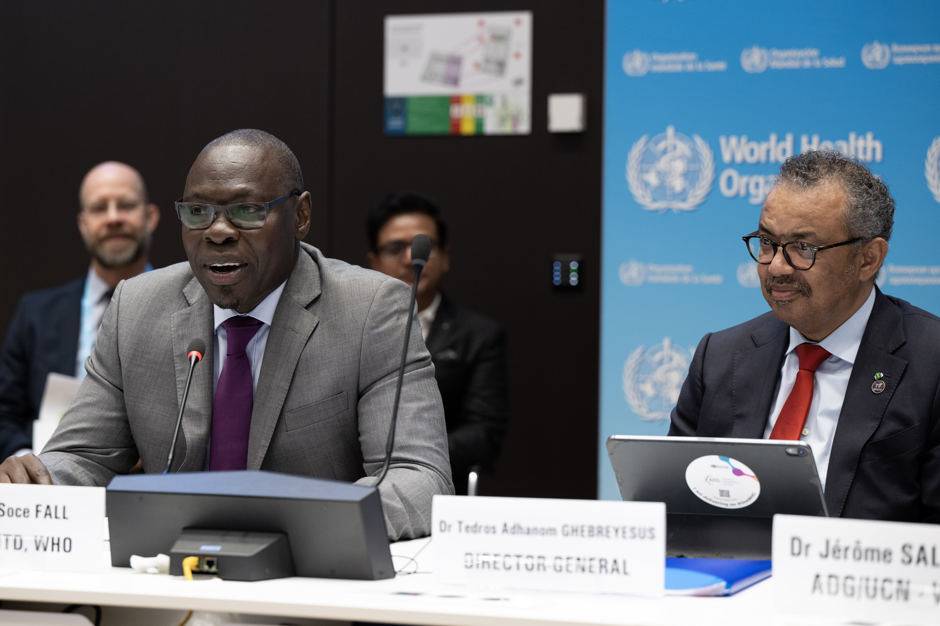 Dr Ibrahima Socé Fall, Director Global NTD programme, urging participants at the Third Global Neglected tropical Diseases Programme Partners’ Meeting, 12 and 13 June 2023.