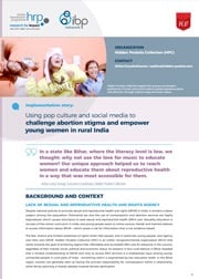 India: Using pop culture to challenge abortion stigma